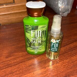 Fiji BBW lotion full size and travel spray